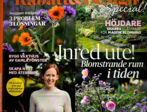 Läs reportage i tidning från en av vårens trädgårdsvisningar